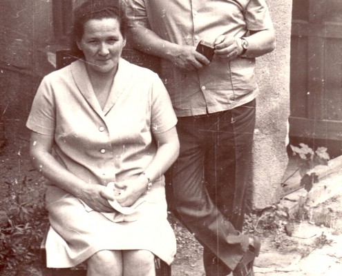 А.К.Микушев с супругой. Нач 1970х МИПКК