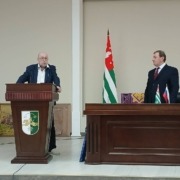 ИЯЛИ ФИЦ Коми НЦ УрО РАН поздравил со столетием Абхазский институт гуманитарных исследований