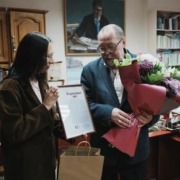 Отмечает юбилей директор Института языка, литературы и истории ФИЦ Коми НЦ УрО РАН, доктор исторических наук Игорь Любомирович Жеребцов (Национальный музей Республики Коми) Отмечает юбилей директор Института языка, литературы и истории ФИЦ Коми НЦ УрО РАН, доктор исторических наук Игорь Любомирович Жеребцов (Национальный музей Республики Коми)